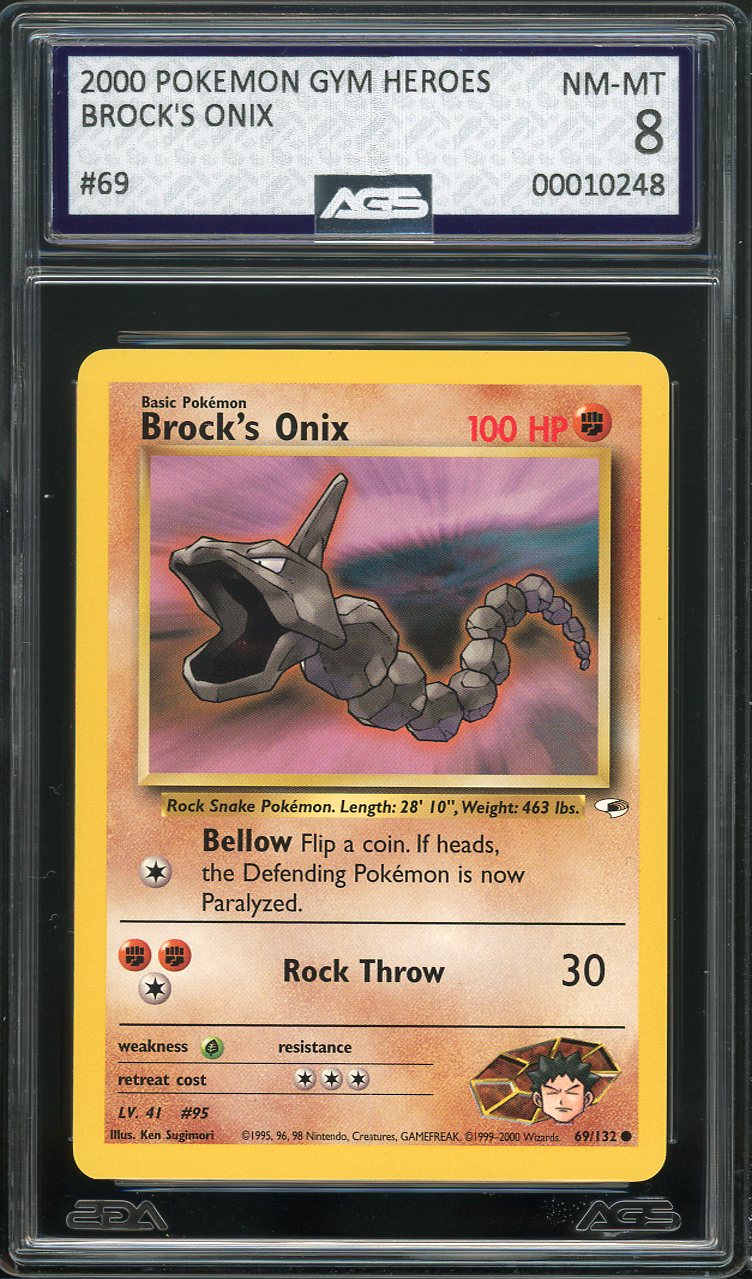 2000 Gym Heroes #69 Brock's Onix (NM-MT 8)