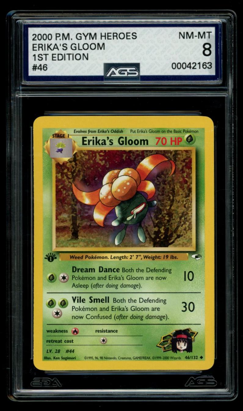 2000 Gym Heroes #46 1st Edition Erika's Gloom (NM-MT 8)