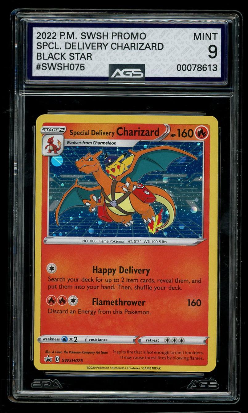 2022 Sword & Shield Series Promos #SWSH075 Special Delivery Charizard (MT 9)