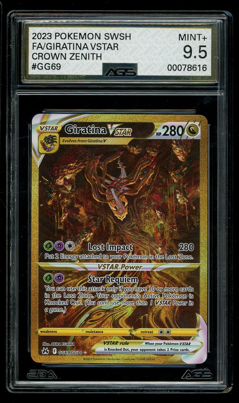 2023 Crown Zenith #GG69 Giratina VSTAR (MINT+ 9.5)