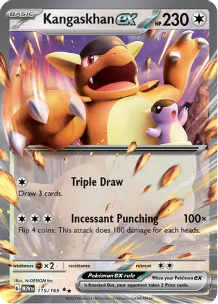 Kangaskhan ex 115/165 / Double Rare