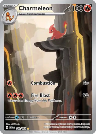 Charmeleon 169/165 / Illustration Rare