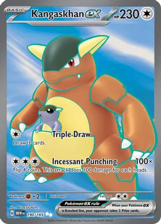 Kangaskhan ex 190/165 / Ultra Rare