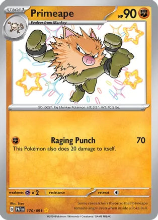 Primeape 170/091 / Shiny Rare