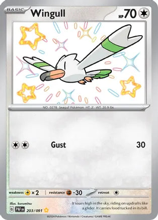 Wingull 203/091 / Shiny Rare