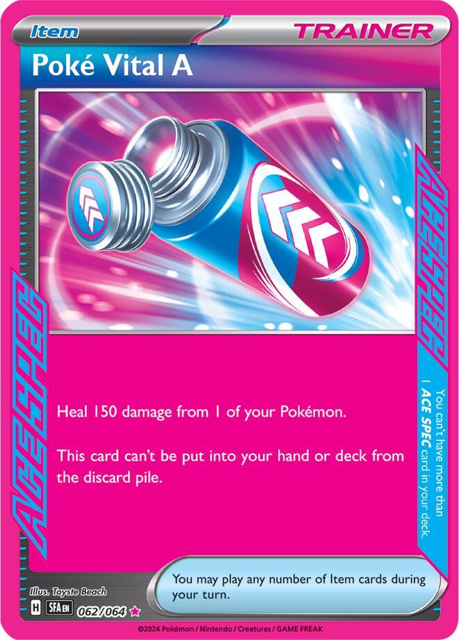 Poke Vital A 062/064 / ACE SPEC Rare Goobe's Games Poke Vital A 062/064 / ACE SPEC Rare Goobe's Games