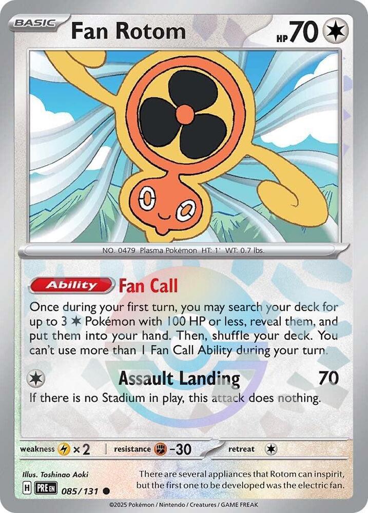 Fan Rotom - 085/131 - Prismatic Evolutions