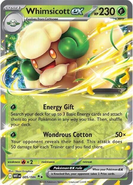 Whimsicott ex - 005/086 - White Flare