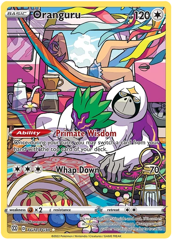 2022 Brilliant Stars #TG12 Oranguru (MT 9)