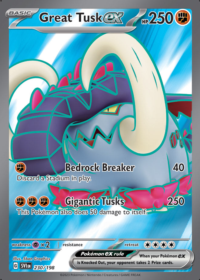 Great Tusk ex 230/198 / Ultra Rare