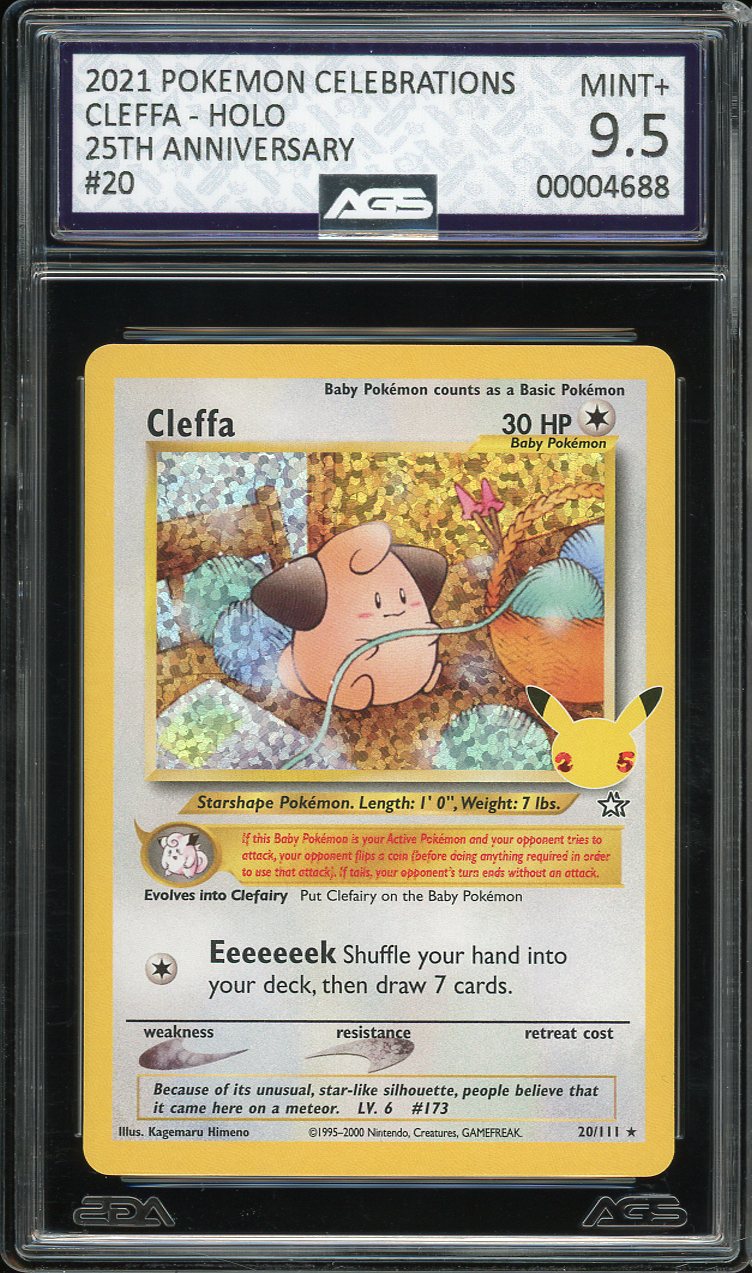 2021 Celebrations #20 Holo Cleffa (MINT+ 9.5) 00006510