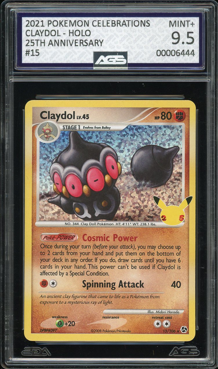 2021 Celebrations #15 Holo Claydol (MINT+ 9.5)