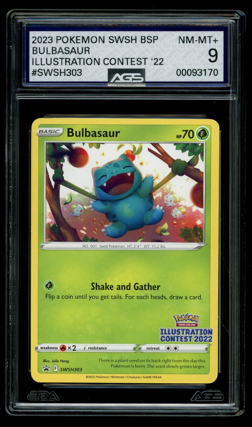 2022 Sword & Shield Promos #SWSH303 Illustration Contest Bulbasaur (MT 9)
