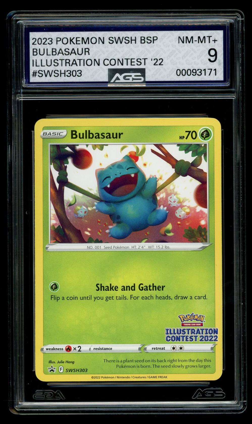 2022 Sword & Shield Promos #SWSH303 Illustration Contest Bulbasaur (MT 9)