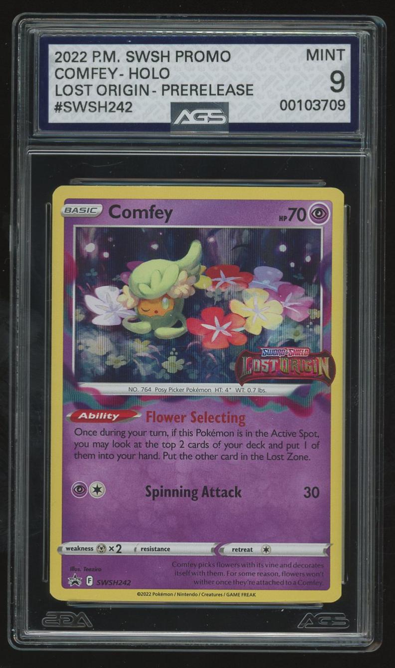 2022 Pokemon Sword & Shield Series Sword & Shield Promos #SWSH242 Comfey (MINT 9)