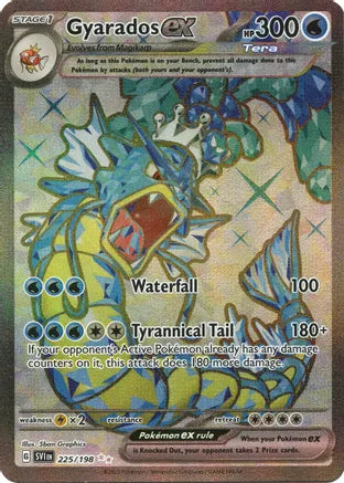 2023 Scarlet & Violet #225 Gyarados ex (MINT+ 9.5)