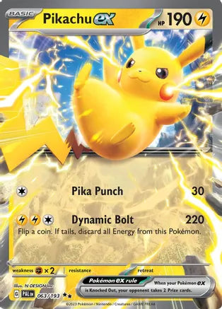Pikachu ex 063/193 / Double Rare