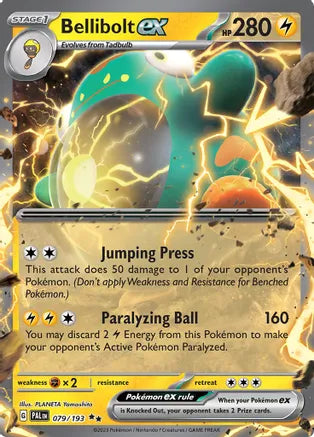 Bellibolt ex 079/193 / Double Rare