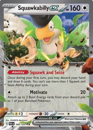 Squawkabilly ex 169/193 / Double Rare