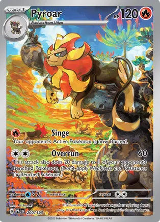Pyroar 200/193 / Illustration Rare