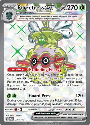 Forretress ex 230/193 / Ultra Rare