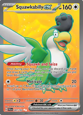 Squawkabilly ex 247/193 / Ultra Rare