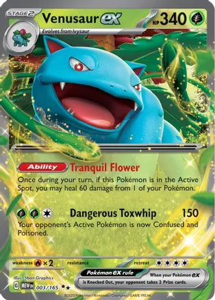 Venusaur 003/165 / Double Rare
