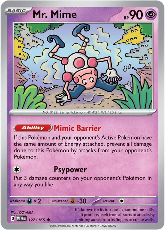 Mr. Mime 122/165 / Rare