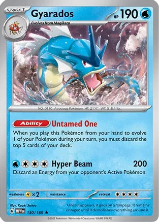 Gyarados 130/165 / Rare