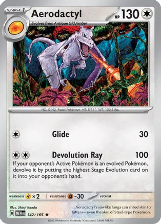 Aerodactyl 142/165 / Rare