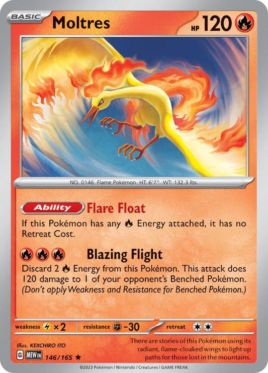 Moltres 146/165 / Rare
