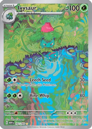 Ivysaur 167/165 / Illustration Rare