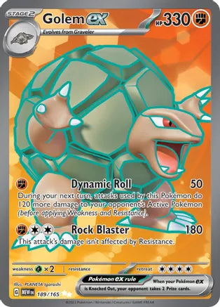 Golem ex 189/165 / Ultra Rare