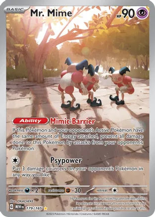 Mr. Mime 179/165 / Illustration Rare