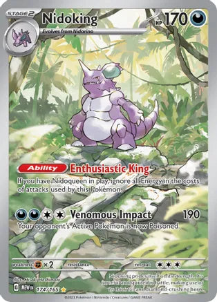 Nidoking 174/165 / Illustration Rare