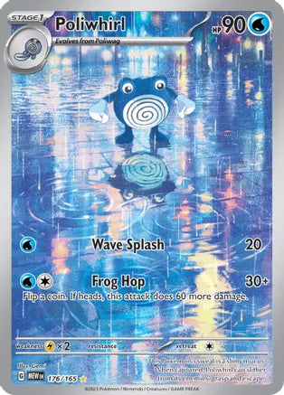 Poliwhirl 176/165 / Illustration Rare