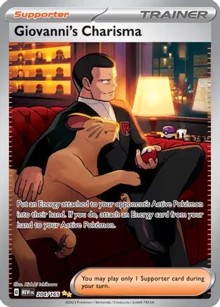 Giovanni's Charisma 204/165 / Special Illustration Rare