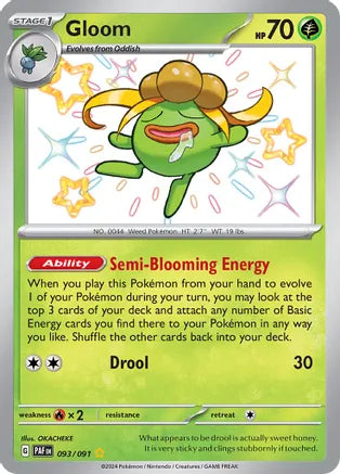 Gloom 093/091 / Shiny Rare