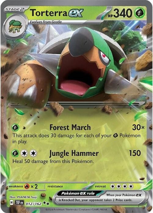 Torterra ex 012/162 / Double Rare