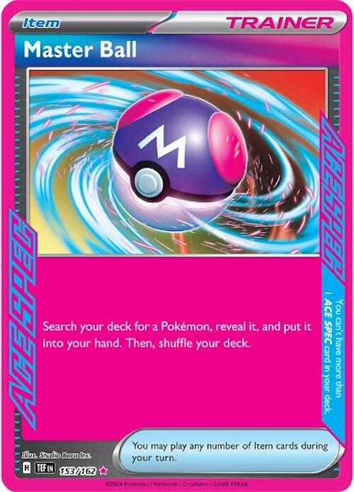 Master Ball 153/162 / ACE SPEC Rare