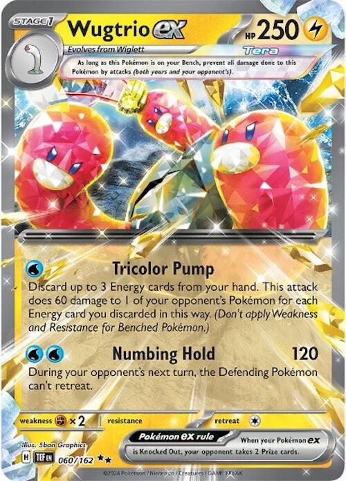 Wugtrio ex 060/162 / Double Rare