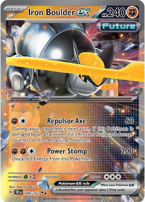 Iron Boulder ex 099/162 / Double Rare