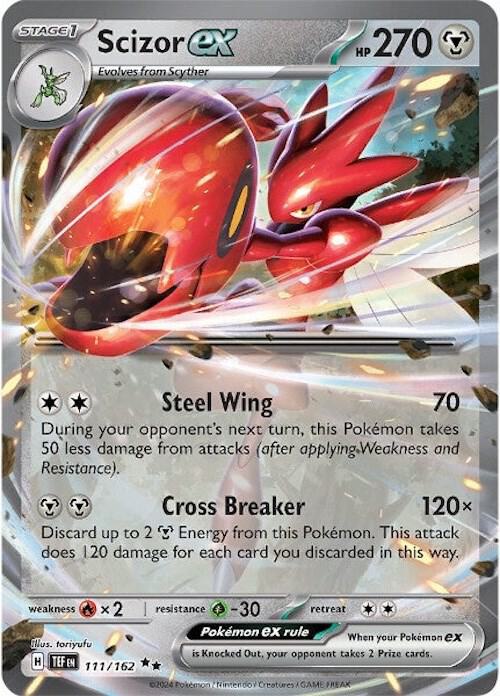Scizor ex 111/162 / Double Rare