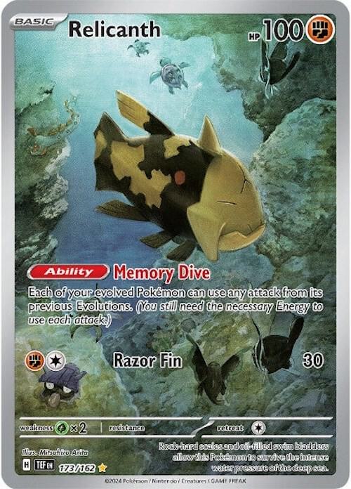Relicanth 173/162 / Illustration Rare