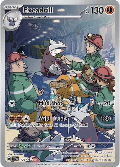 Excadrill 174/162 / Illustration Rare