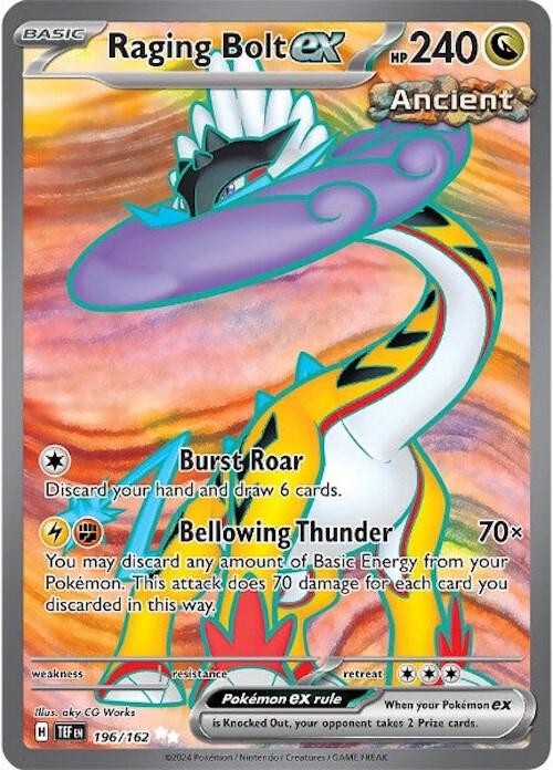 Raging Bolt ex 196/162 / Ultra Rare