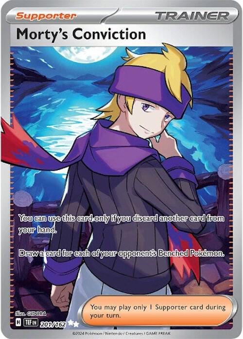Morty's Conviction 201/162 / Ultra Rare