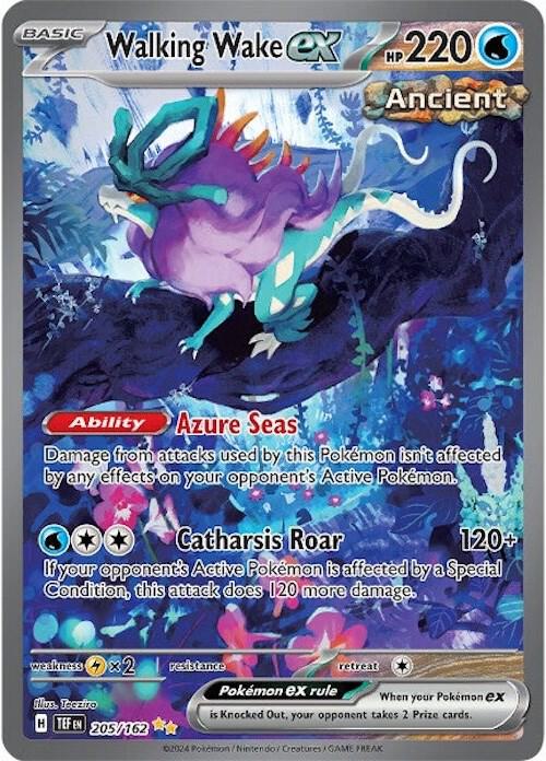 Walking Wake ex 205/162 / Special Illustration Rare