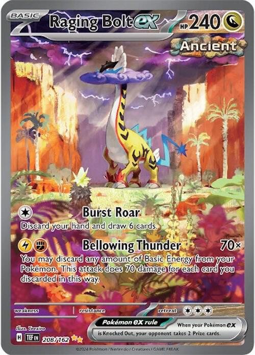 Raging Bolt ex 208/162 / Special Illustration Rare