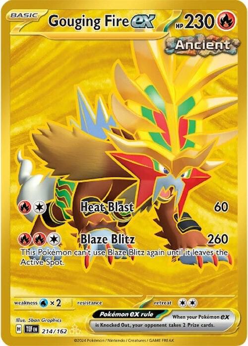 Gouging Fire ex 214/162 / Hyper Rare